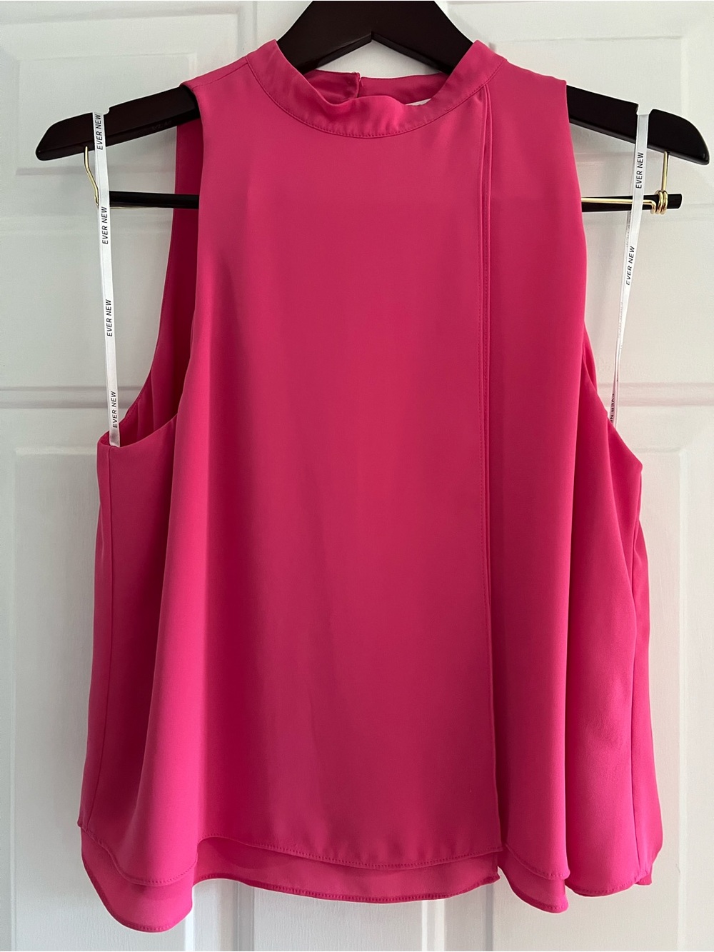 Ever New Fuchsia Sleeveless Mock-Neck Camisole